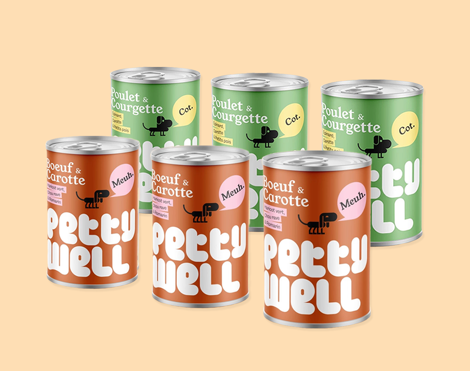 Coffret Dégustation Pâtées Poulet, Boeuf - 400g