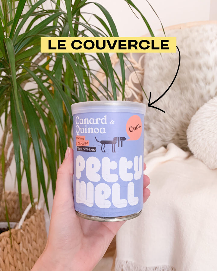 Couvercle pour boîte 400g