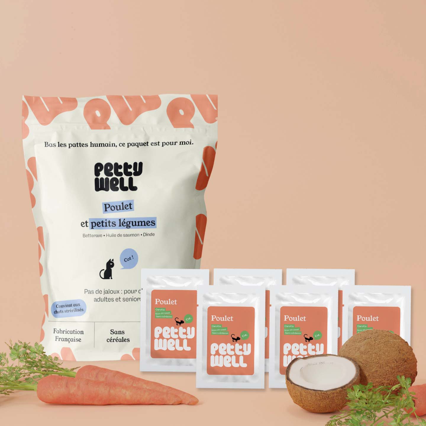 Coffret dégustation Chat - Croquettes & Pâtées