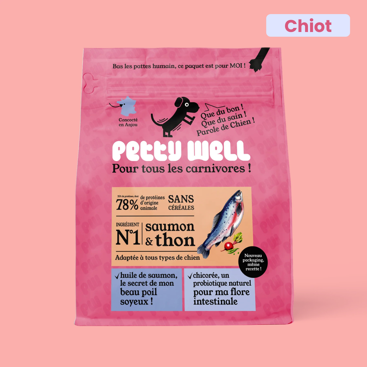 Croquettes Chiot Sans Céréales Saumon & Thon