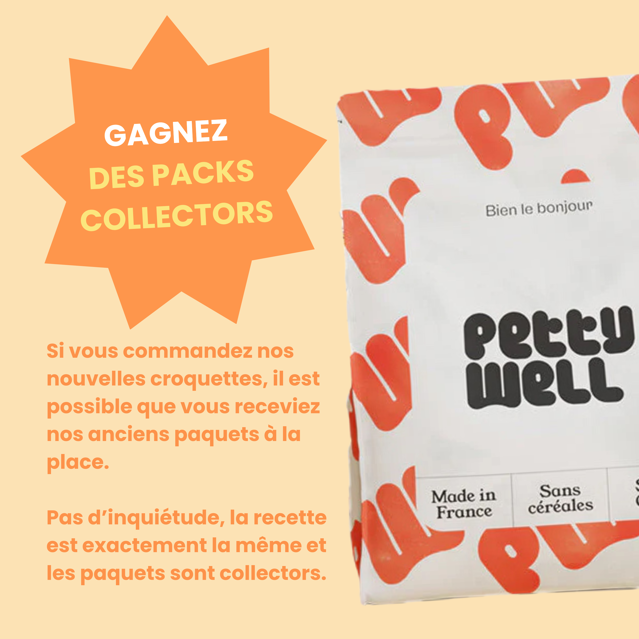 Croquettes Chien Poulet Sans Céréales Ajoutées, Légumes Toutes Tailles