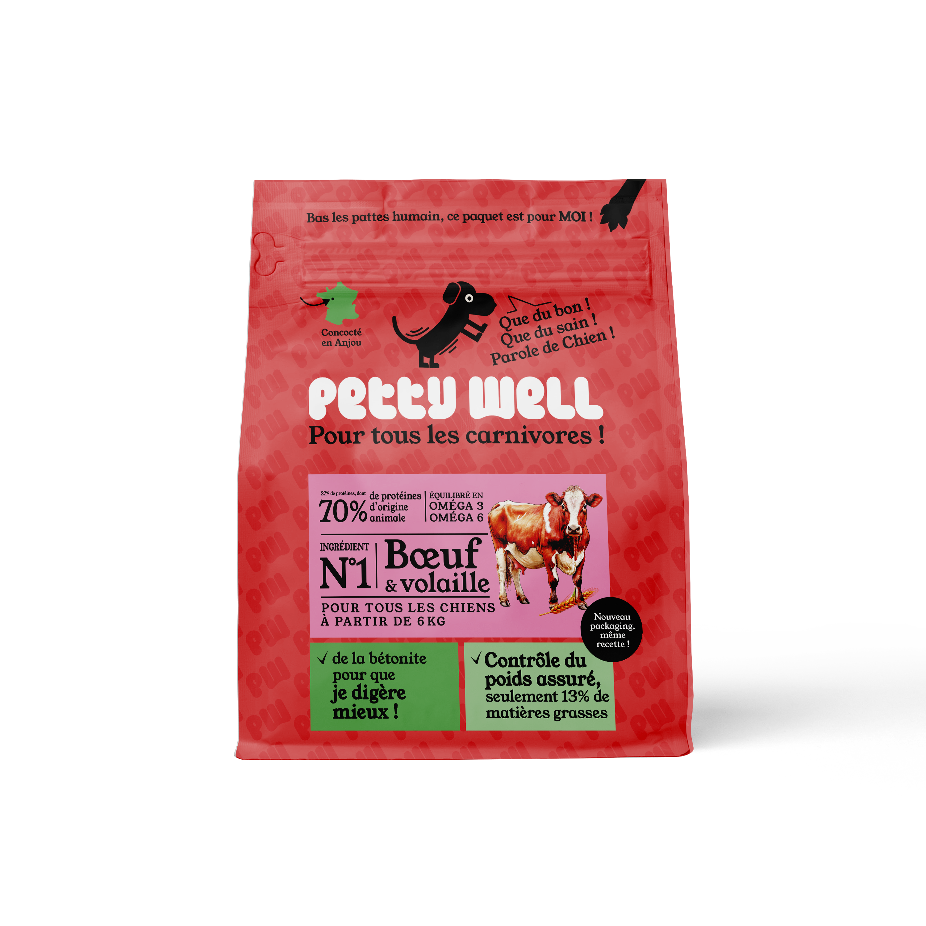 Croquettes Chiot Croissance - Boeuf - PACK 20KG